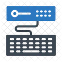 Server Datenbank Tastatur Symbol