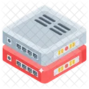 Server Tech Datacenter Data Backup Icon