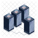 Servers Data Centers Server Technology Icon