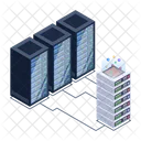 Server Technology Server Room Racks Database Network Icon
