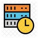 Server Clock Time Icon