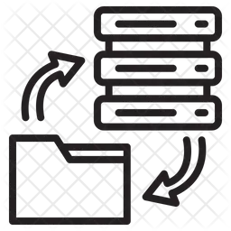 Server to folder  Icon