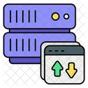 Server Transfer Database Database Transfer Icon