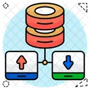 Server Transfer Dataserver Database Transfer Icon