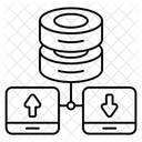Server Transfer Dataserver Database Transfer Icon