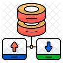 Server Transfer Dataserver Database Transfer Icon