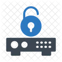 Unlock Server Data Icon