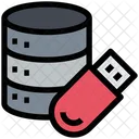 Server Usb Database Usb Flashdrive Icon