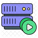 Server Video Video Database Icon