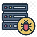 Server Virus Cybercrime Icon