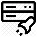 Server-Wartungsschub  Symbol