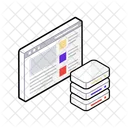 Server Condiviso Server Web Server Di Database Icon