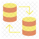 I Server Zu Server Server Zu Server Datenbank Zu Datenbank Symbol