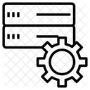Servereinstellung Serverkonfiguration Einstellung Symbol