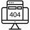 Serverfehler 404 Fehler HTTP Fehler Symbol