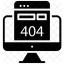 Serverfehler 404 Fehler HTTP Fehler Symbol