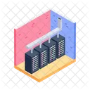 Rechenzentrum Datenhosting Datenserver Symbol