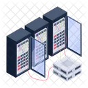 Server Room Servers Data Centers Icon