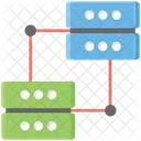 Server Connected Mainframe Icon