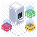 Servers Network Shared Servers Servers Connection Icon