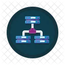 Hierarchy Architecture Server Connection Icon