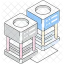Servers Data Center Storage Icon