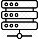 Data Warehouse Speicherung Versorgung Symbol