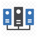 Serververbindung Server Netzwerk Symbol