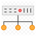 Datenserver Server Rack Datenbank Symbol