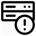 Serverwartungsproblem  Symbol