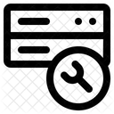 Serverwartungsproblem lösen  Symbol