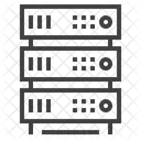 Serveur Base De Donnees Rack Icon