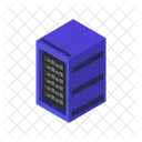 Serveur Isometrique Technologie Icon