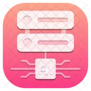 Serveur Stockage Base De Donnees Icon