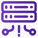 Serveur Donnees Cloud Computing Icône
