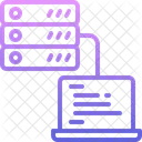 Serveur Ordinateur Portable Code Icône