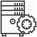 Serveur Base De Donnees Cloud Icon