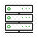 Serveur Base De Donnees Communication Icône