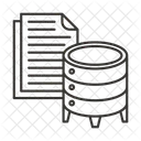 Serveur Rack Base De Donnees Icon
