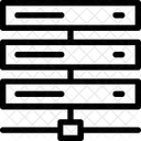Serveur Base De Donnees Reseau Icône