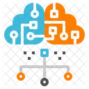 Serveur Cloud Connexion Icône