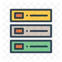 Serveur Mainframe Base De Donnees Icon