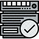 Serveur Verifier Nuageux Icône