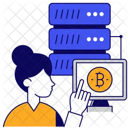 Serveur Bitcoin  Icône