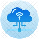 Serveur Cloud Internet Sans Fil Icône