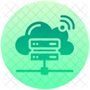 Serveur Cloud Ordinateur Cloud Computing Icône