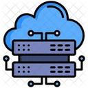 Serveur Cloud Serveur Cloud Hebergement Web Icône