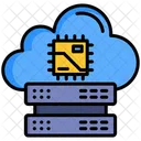 Serveur Cloud Serveur Cloud Donnees Cloud Icône