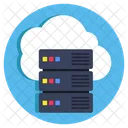 Serveur Cloud Serveur De Donnees Base De Donnees Icône