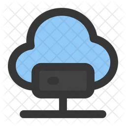 Serveur Cloud  Icône